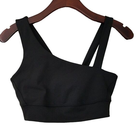 Style Not Size for Jenni Asymmetrical Pullover Bra Black‎ Small NWT - Picture 1 of 5
